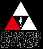 Arbeitsloser Analphabet Alfred